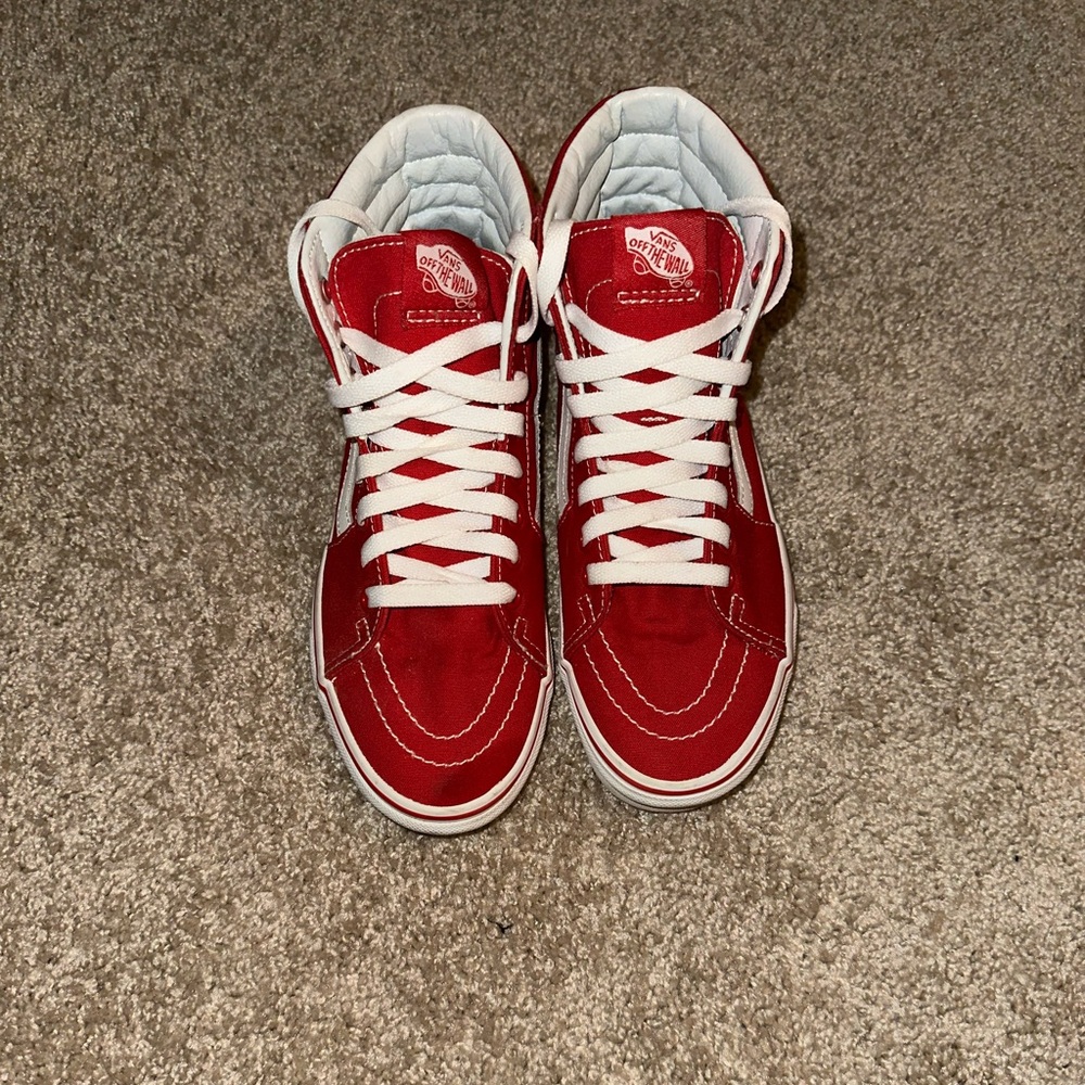 Women’s Red Van Sk8 HI